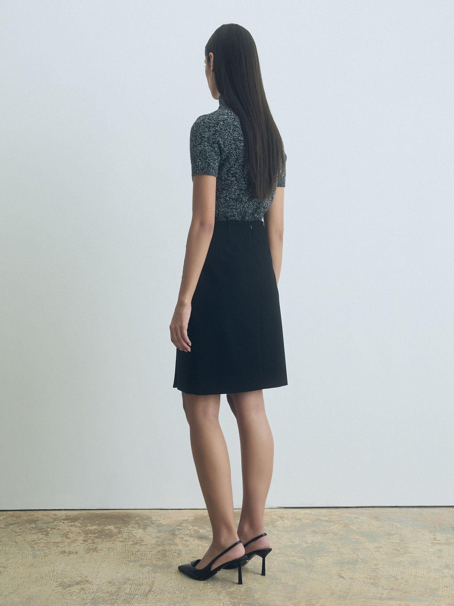 Short Sleeve Mock Neck