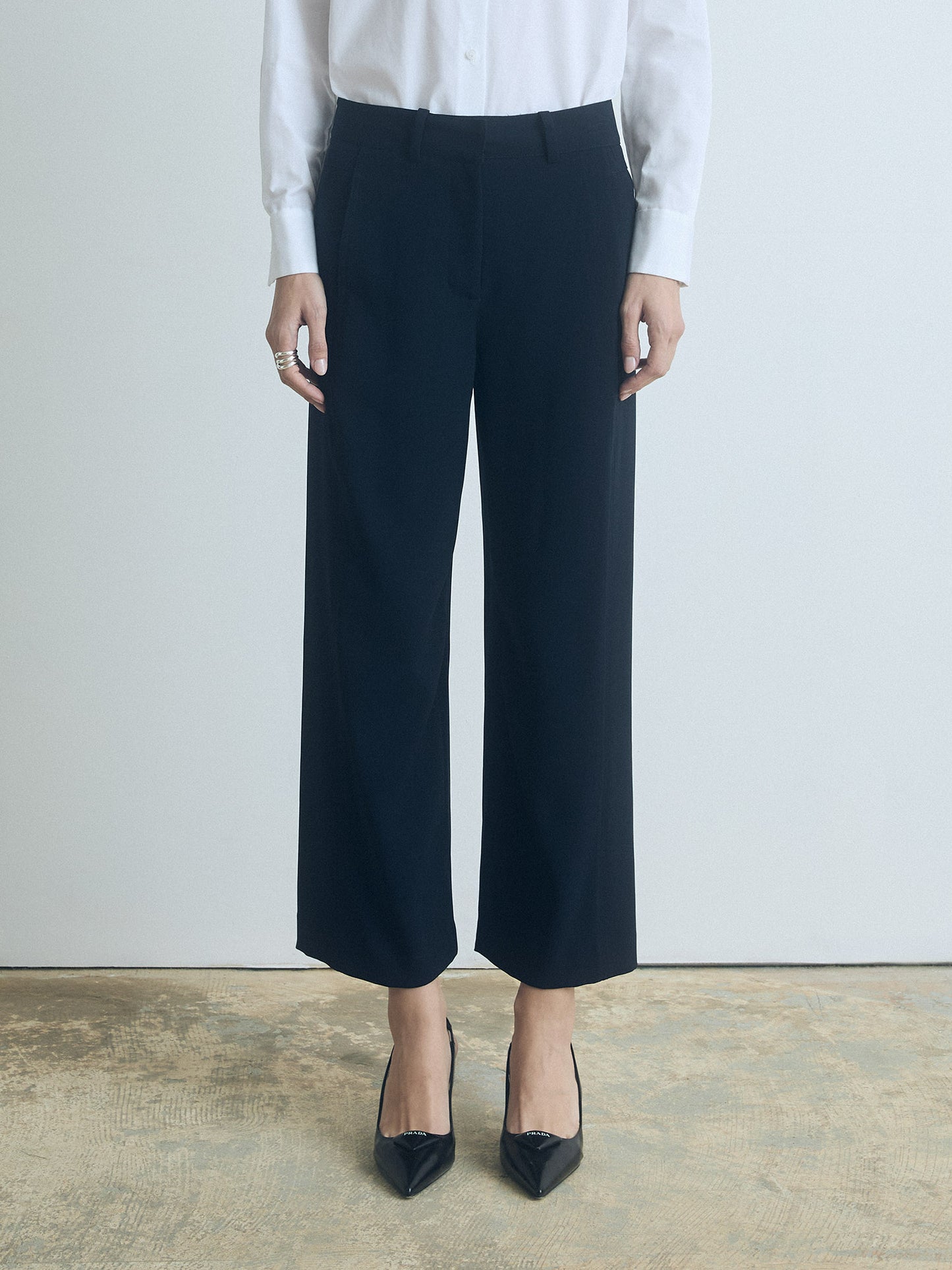 Cropped Wide Pant