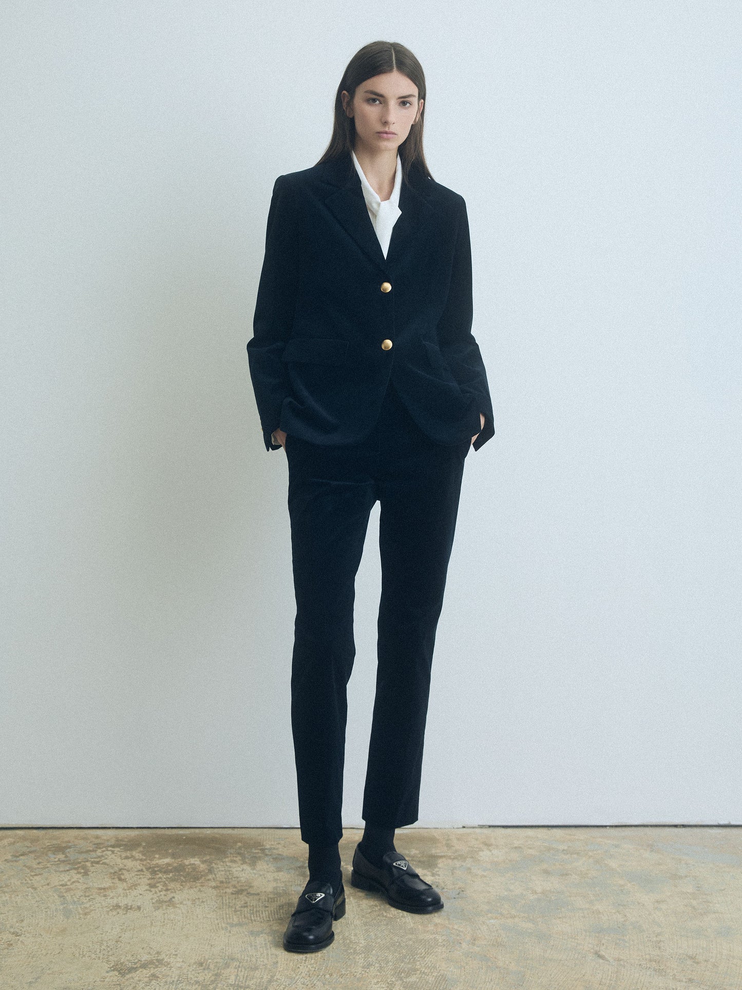 Silk Pleated Blouse With Neck Tie