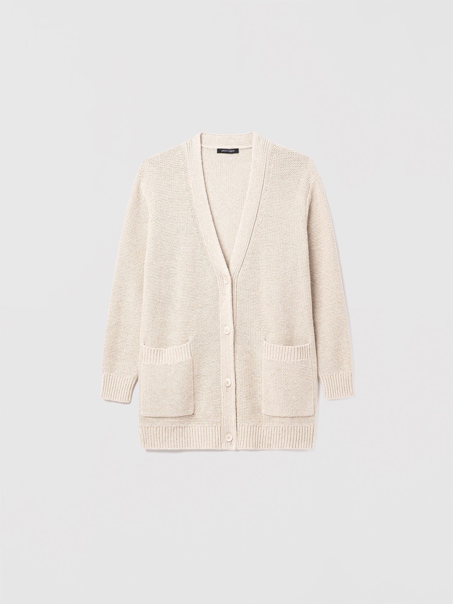 Cardigan texturé décontracté