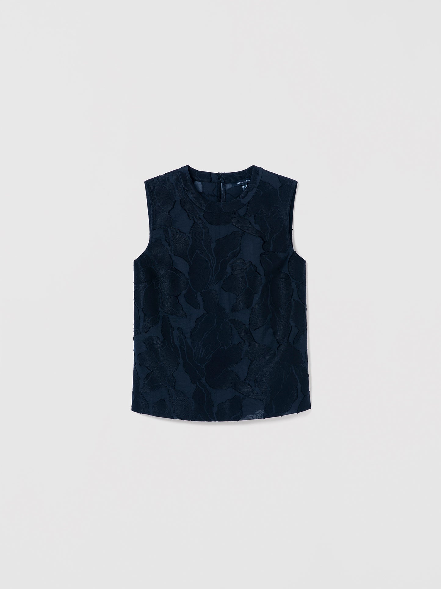 Flat of a Floral Lace sleeveless top