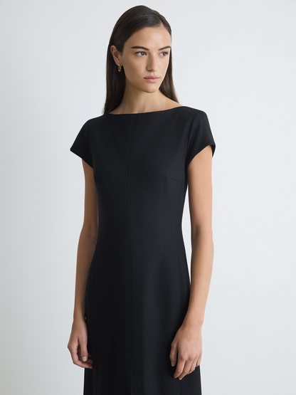 Boat Neck Dress