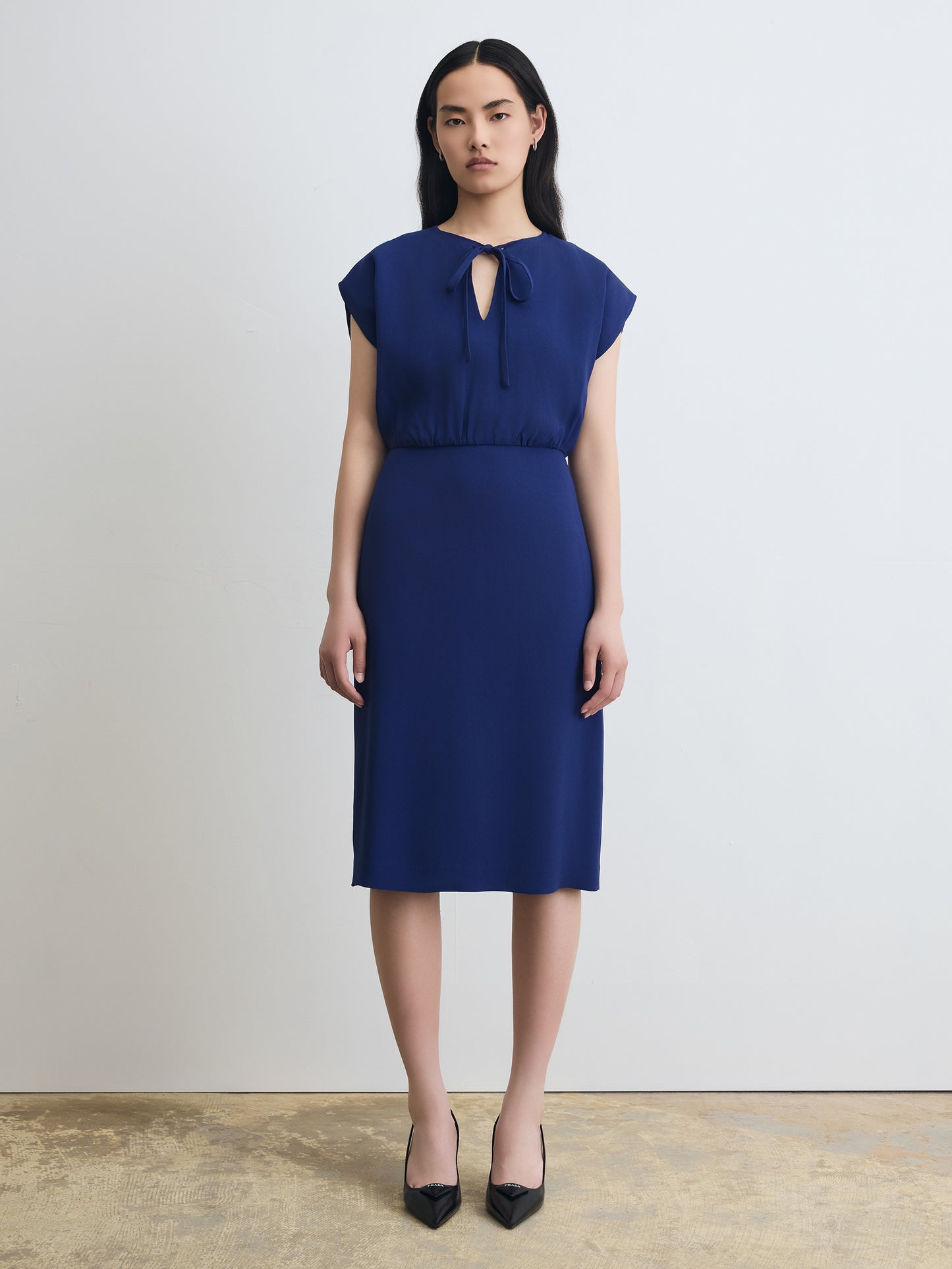 Front Neck Tie Dress