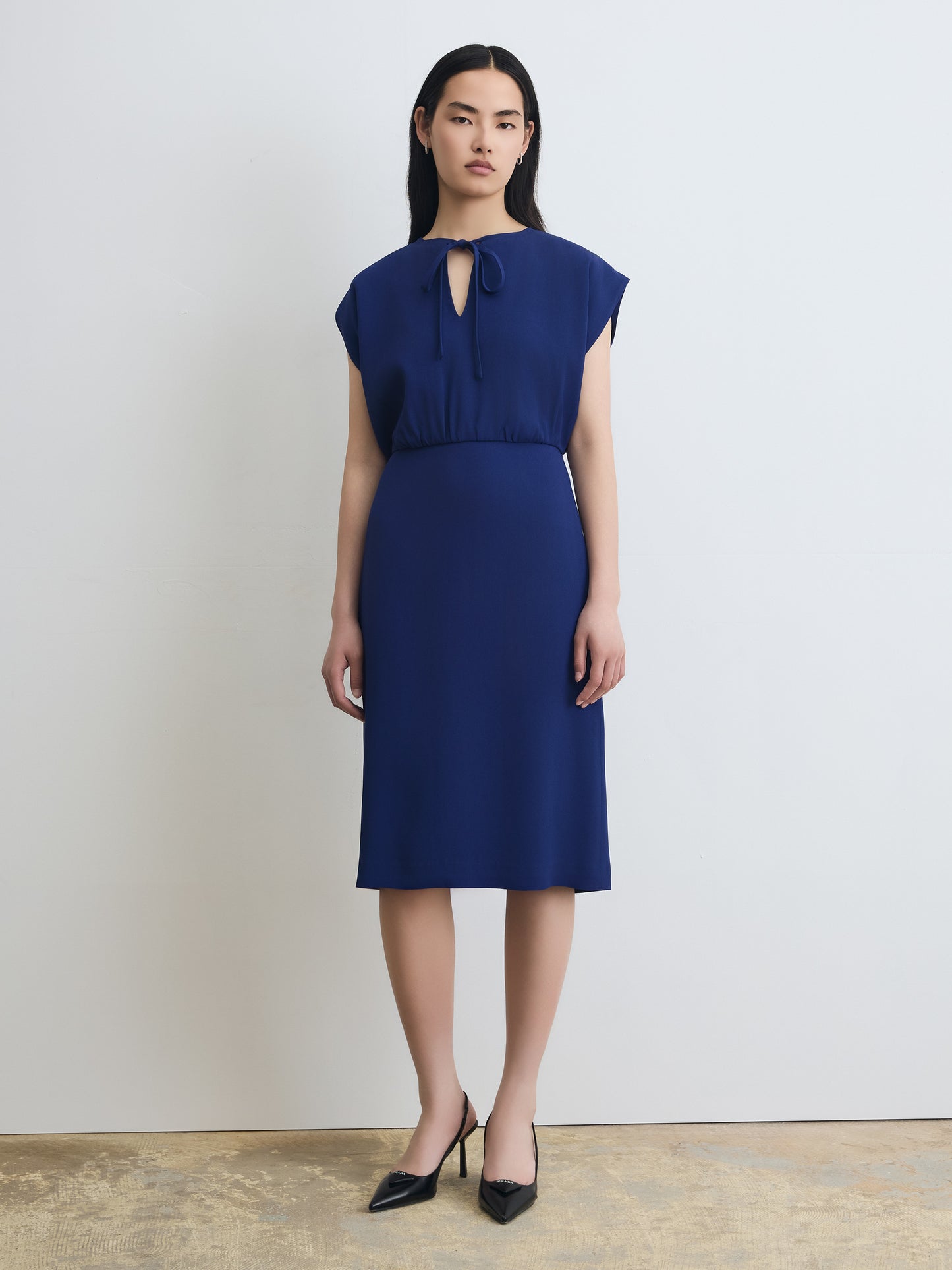 Front Neck Tie Dress