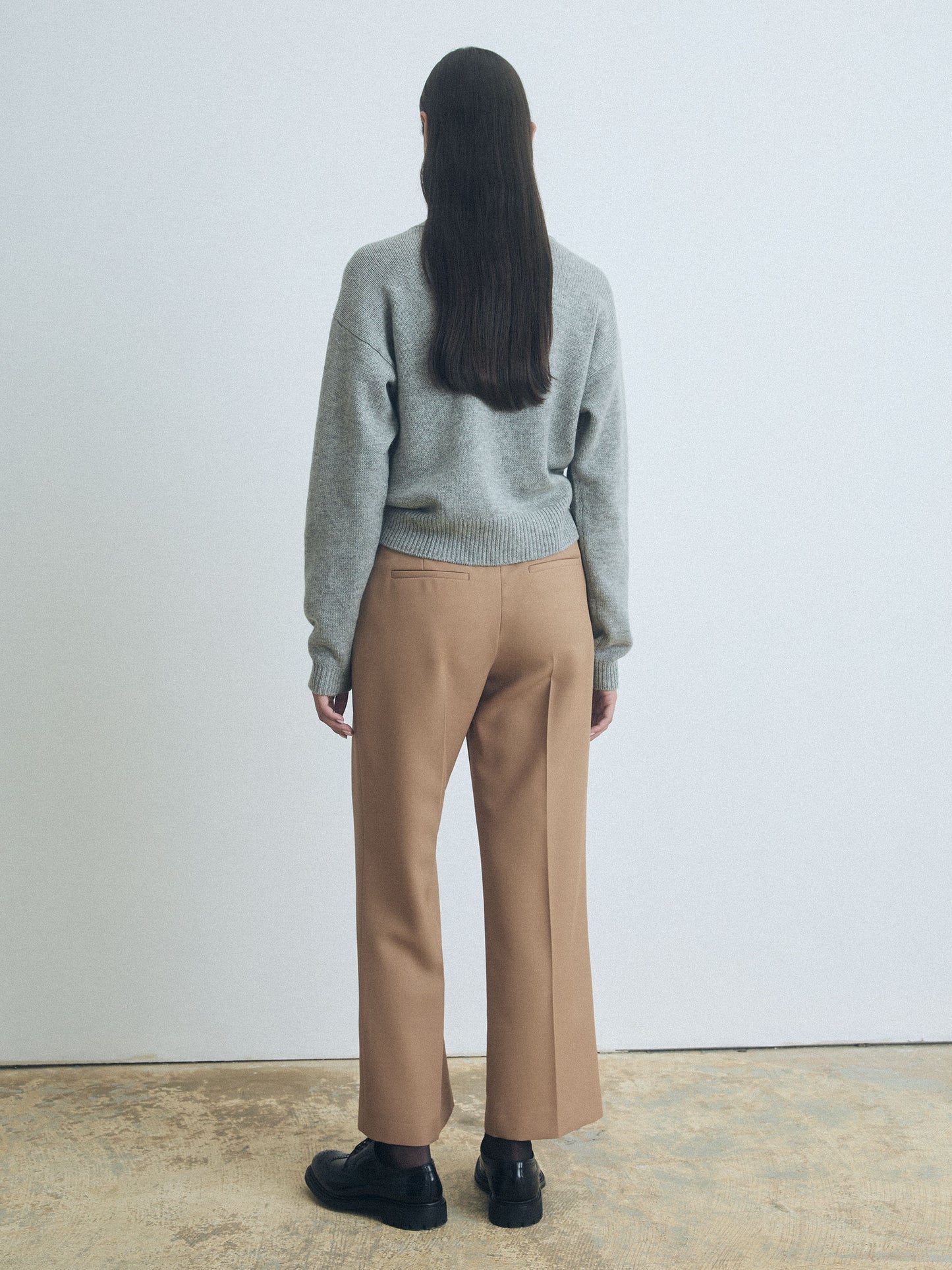 Pantalon en Laine Coupe Tailleur