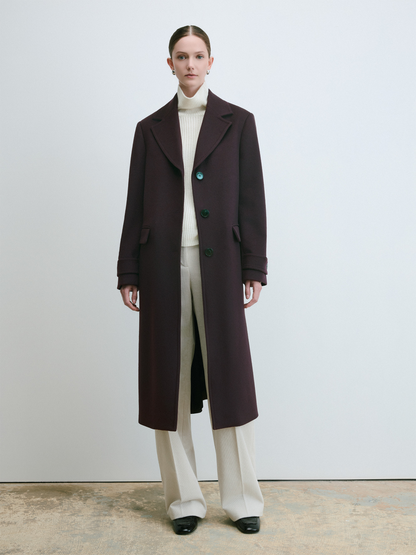 Wool Cashmere Long Coat