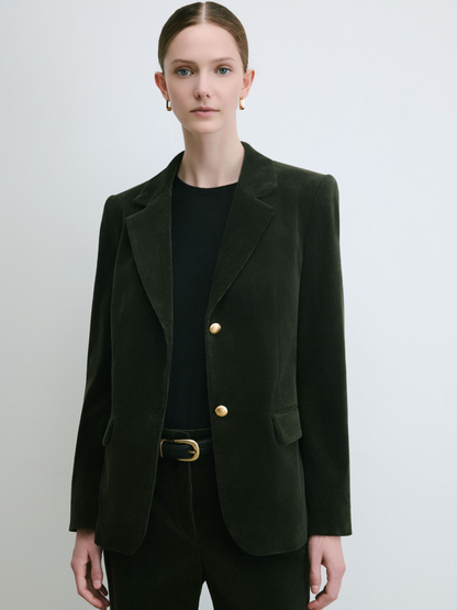 Veste En Velours Côtelé À Grosses Côtes