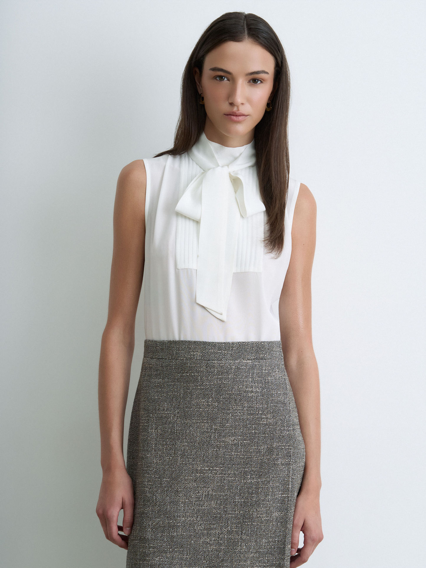 Robe Combinée En Soie
