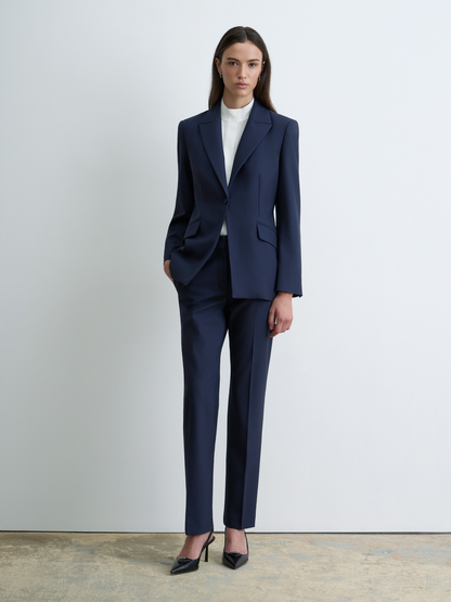 Stretch Wool Tailored Jacket