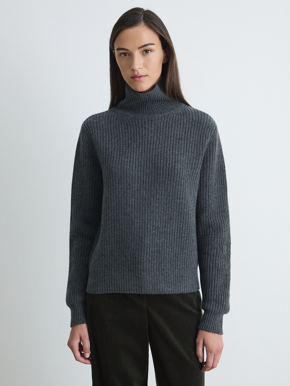 Wool Cashmere Turtleneck