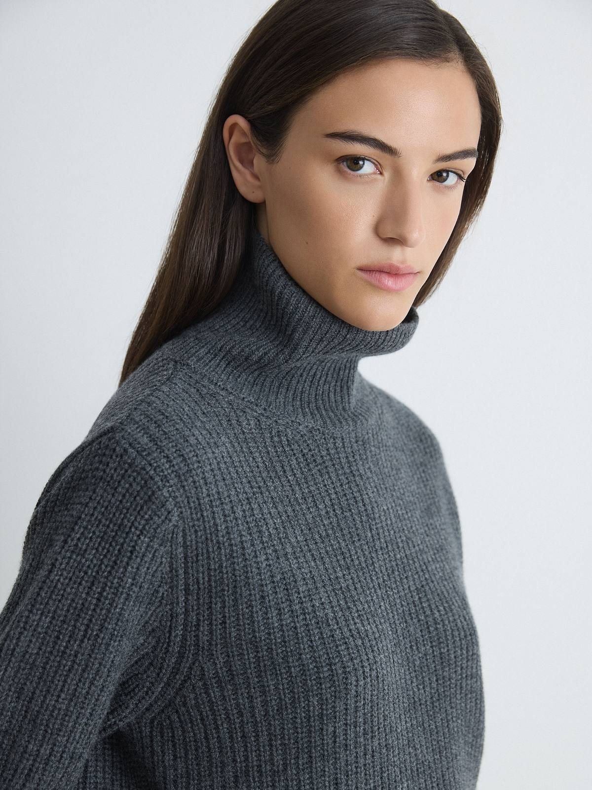 Wool Cashmere Turtleneck