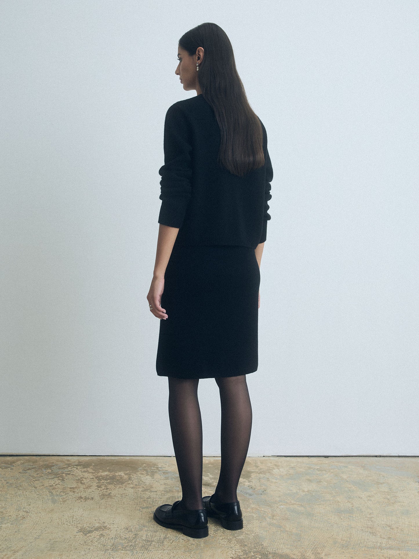Long Sleeve Crew Neck Cardigan