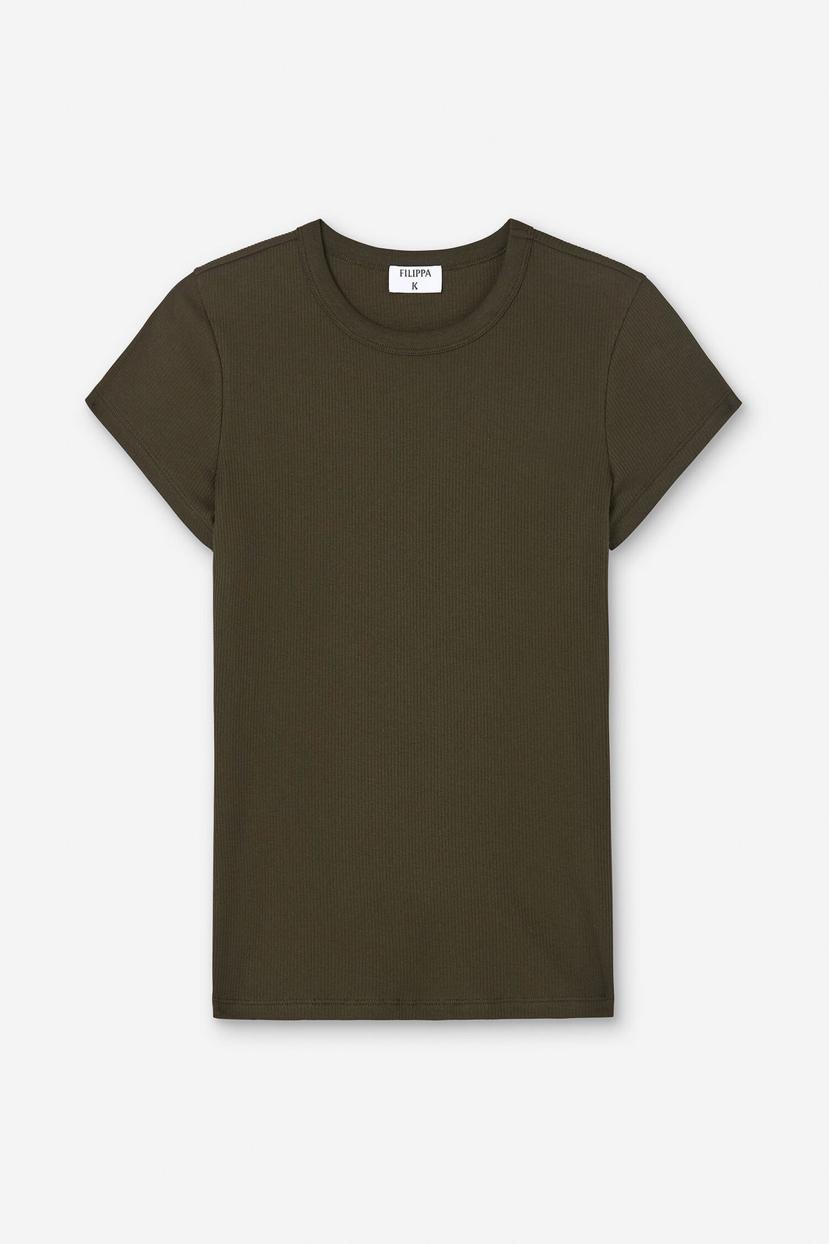 Fine Rib Organic Cotton Tee