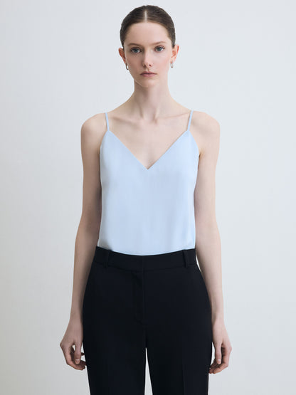 Ice Blue Sleeveless Top