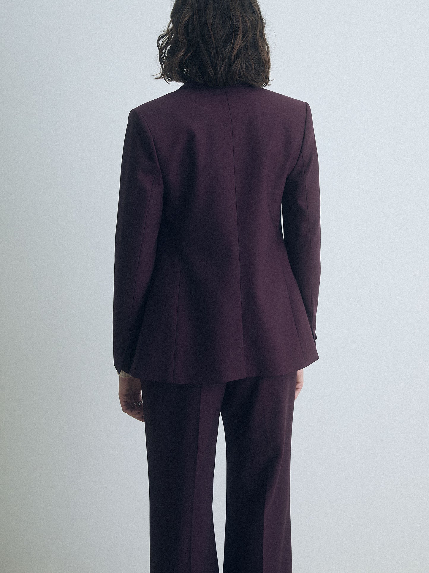 Veste Structurée en Mélange De Laine