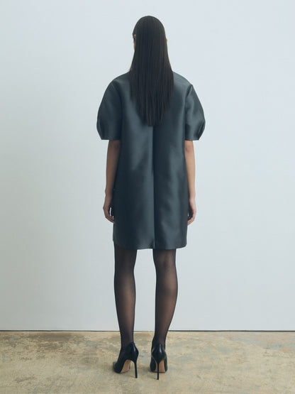 Structured Silk Wool Dress