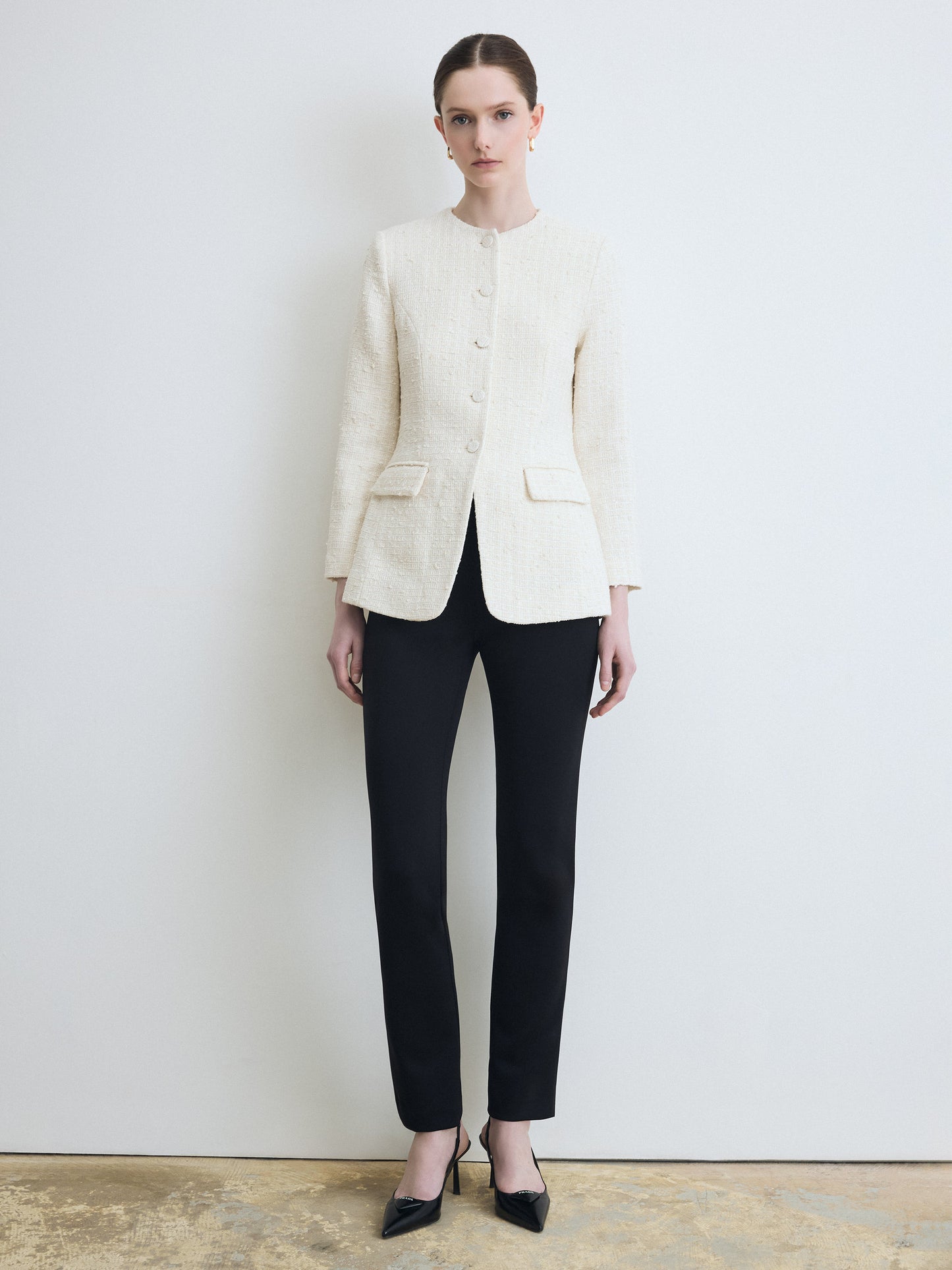 Tonal Tweed Jacket