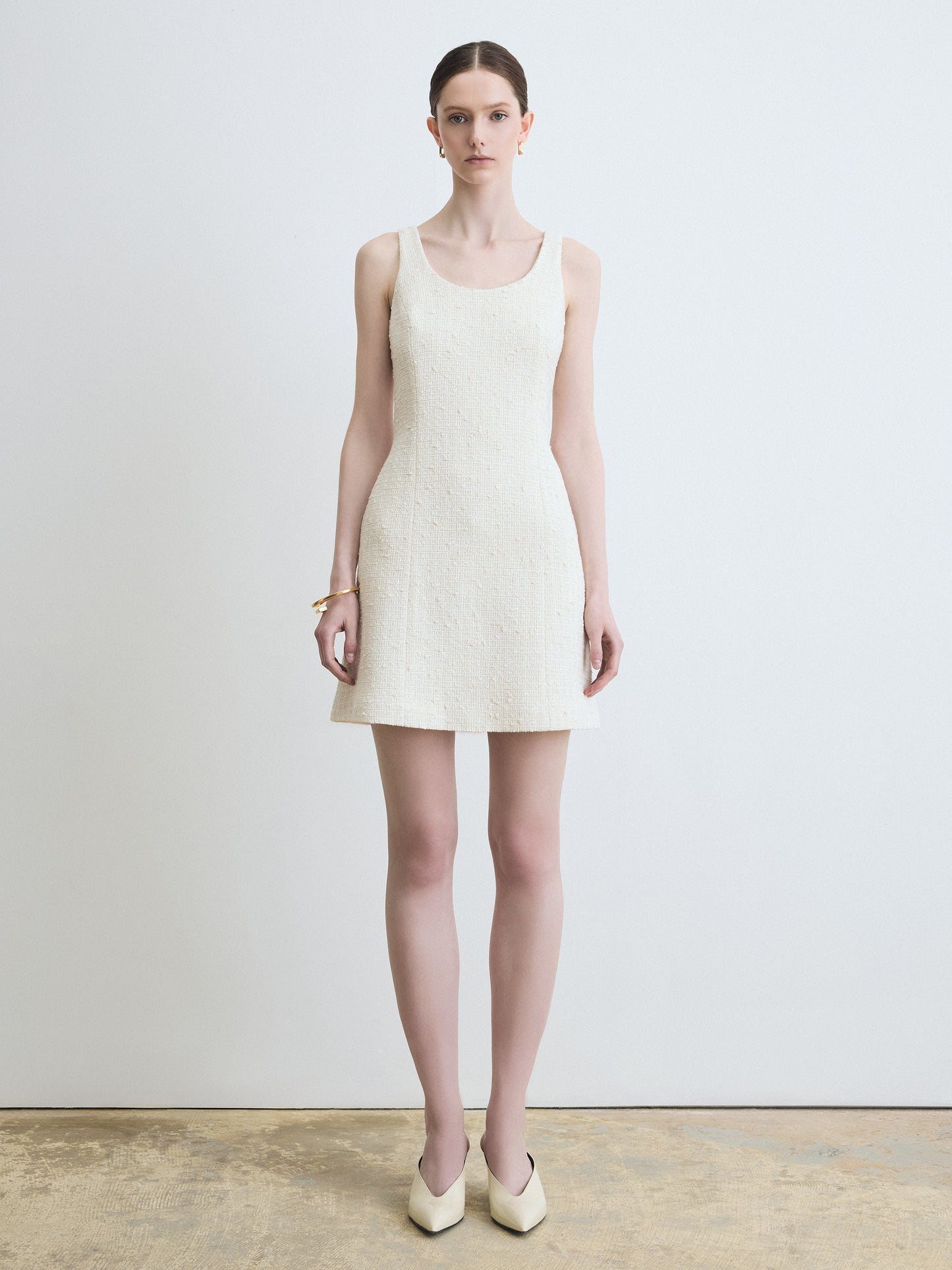 Robe a Encolure Ronde