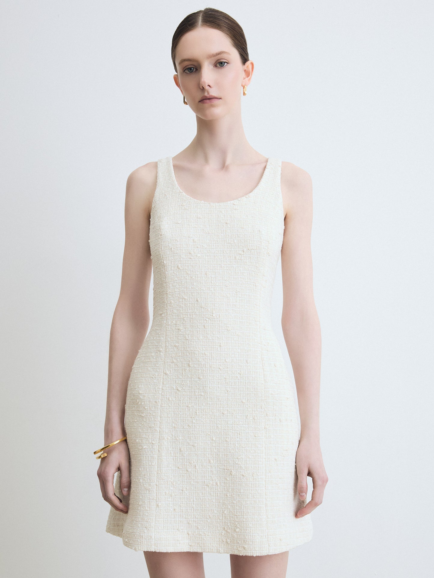 Robe a Encolure Ronde