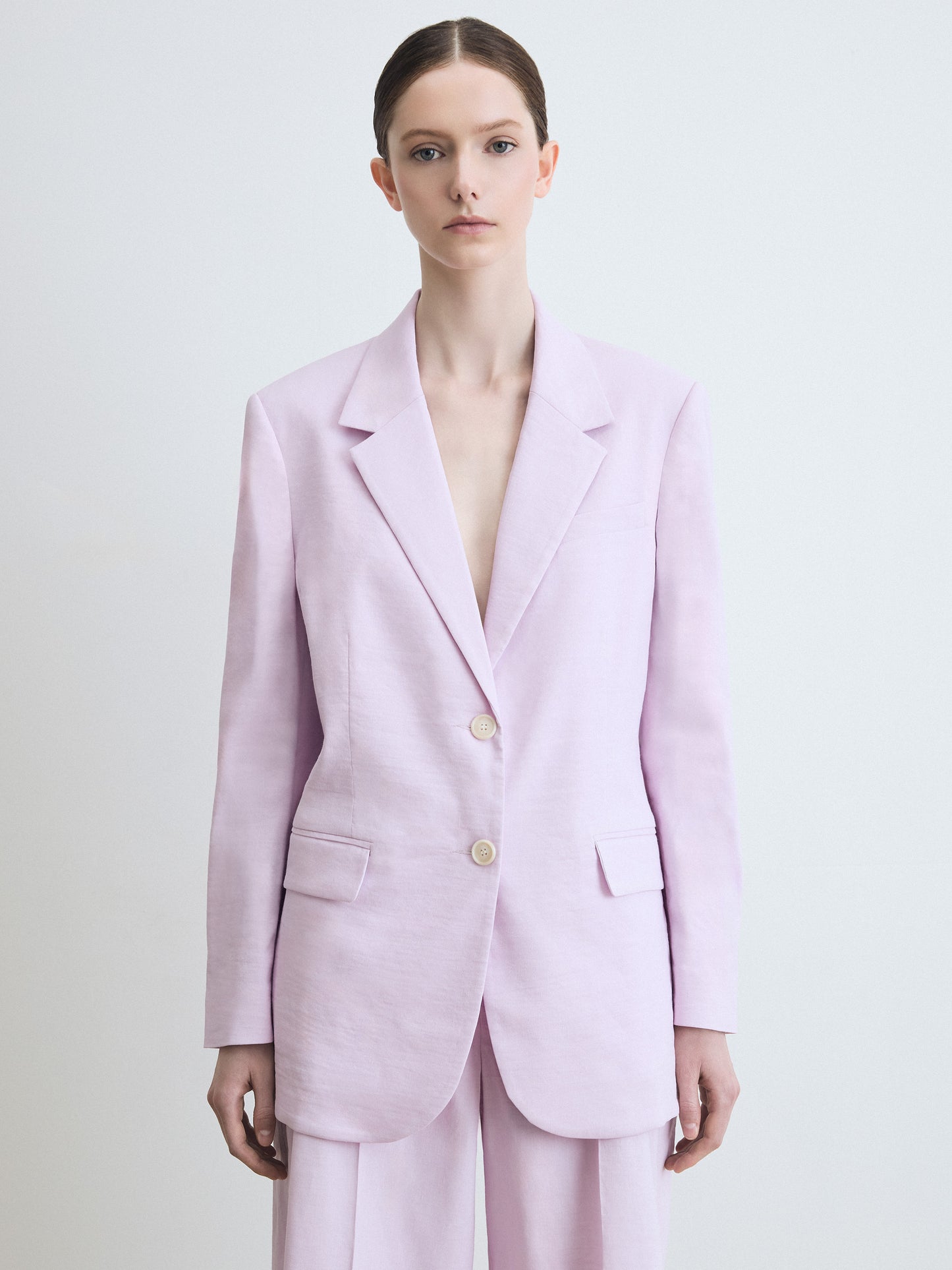 Veste en lin extensible