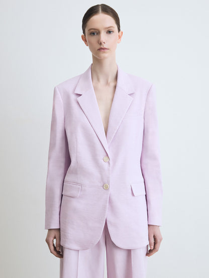 Veste en lin extensible
