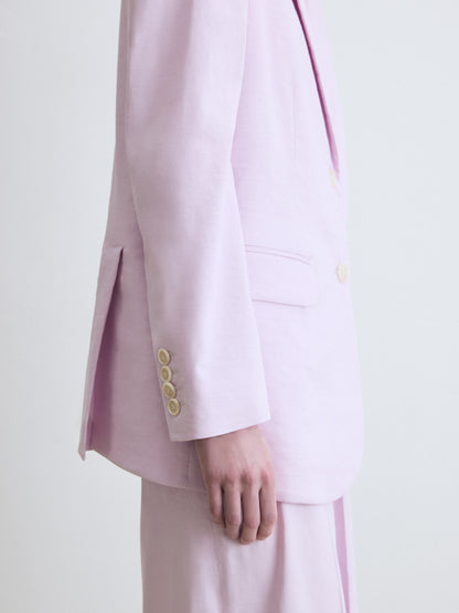 Veste en lin extensible