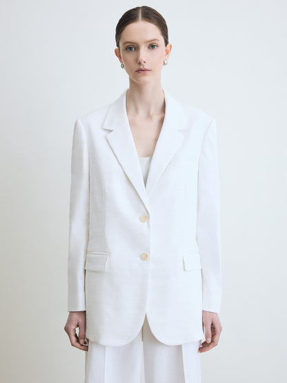 Veste en lin extensible