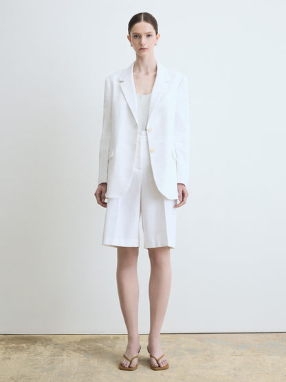 Veste en lin extensible