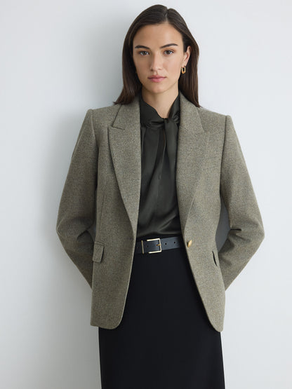 Veste En Flanelle Chiné