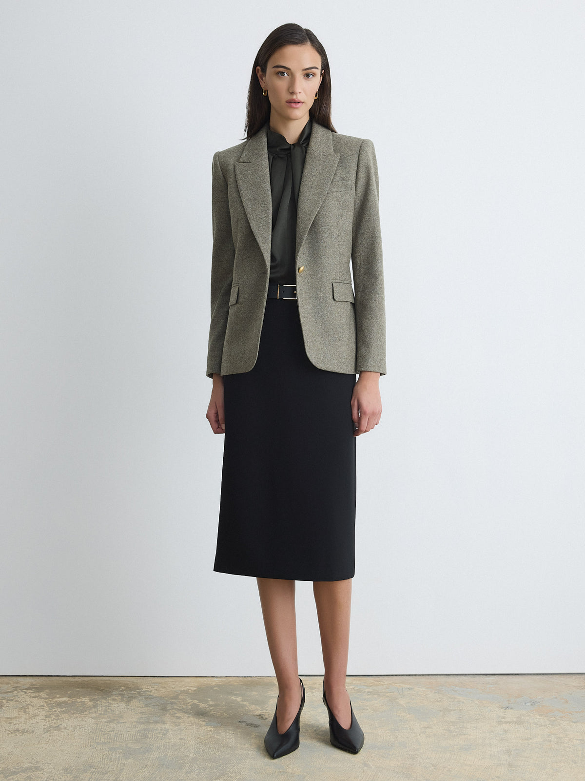 Veste En Flanelle Chiné