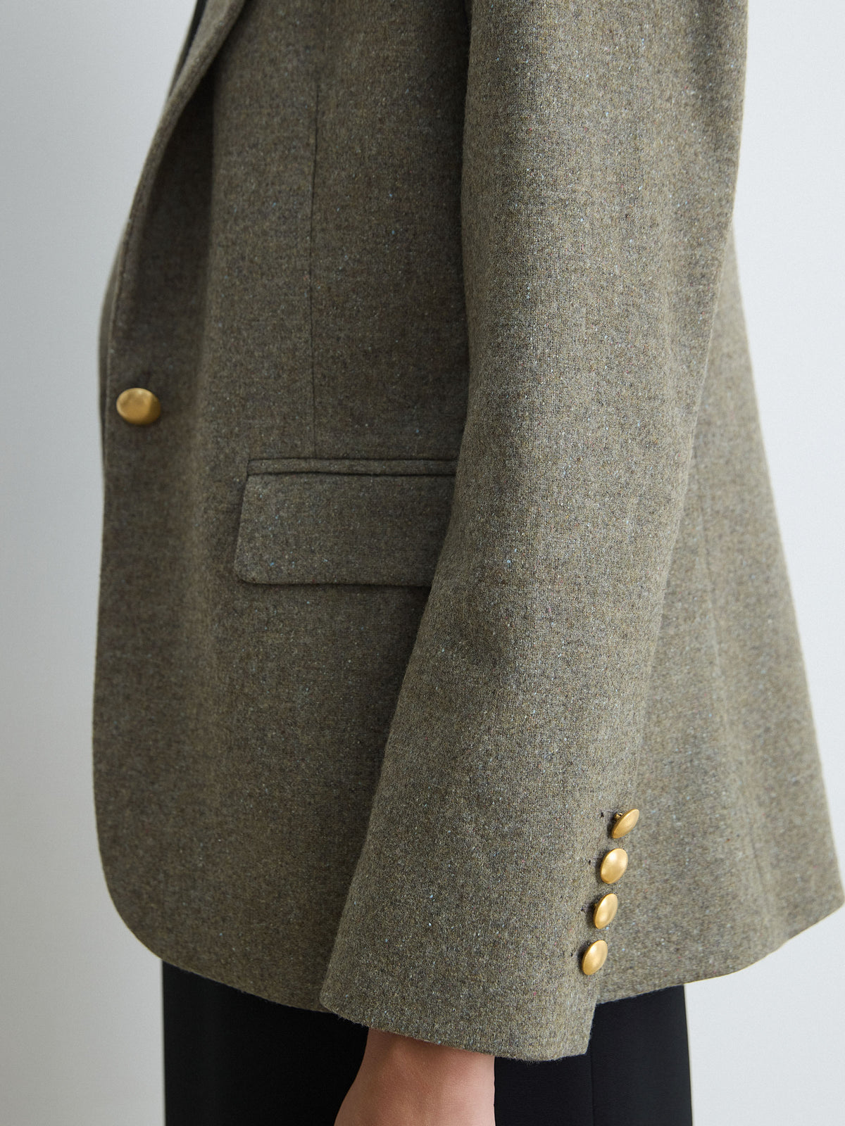 Veste En Flanelle Chiné