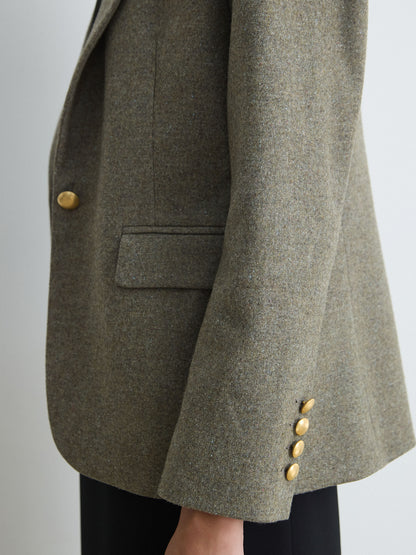 Veste En Flanelle Chiné