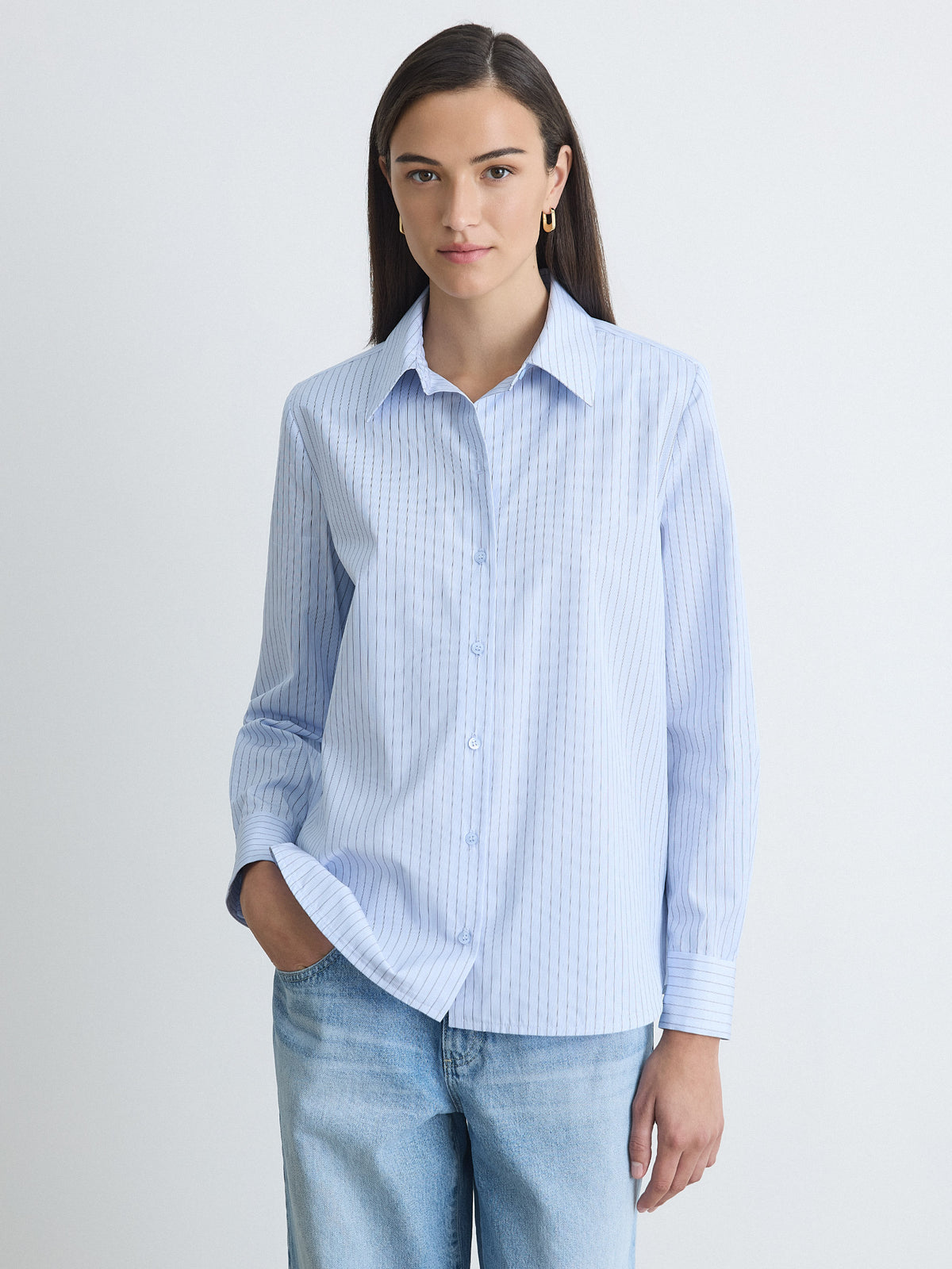 Stripe Poplin Shirt