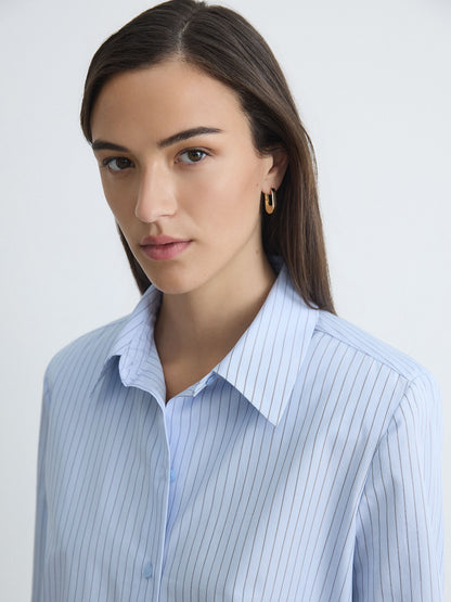 Stripe Poplin Shirt