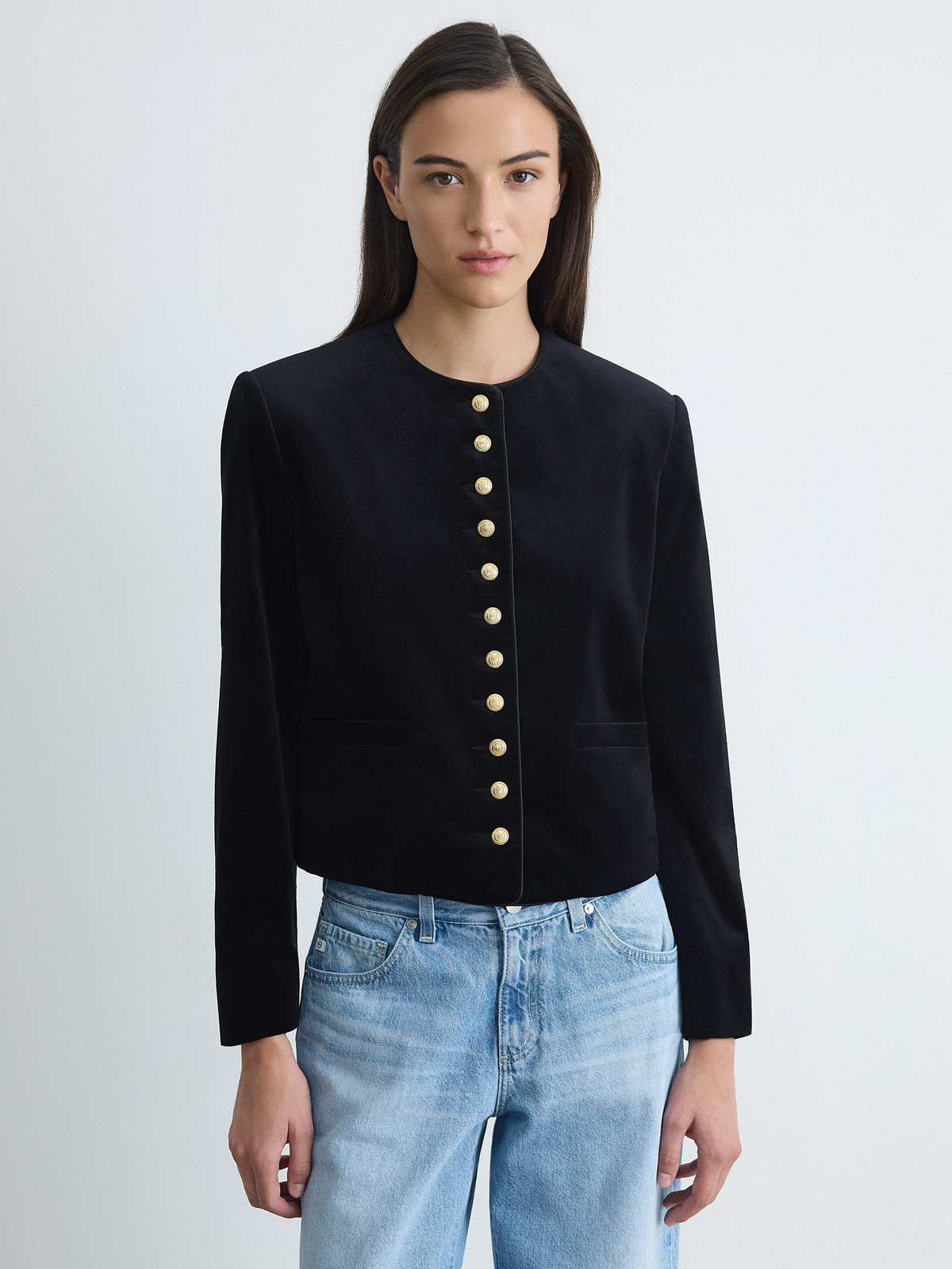 Veste En Velours De Coton