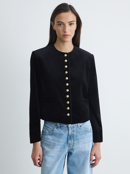 Veste En Velours De Coton