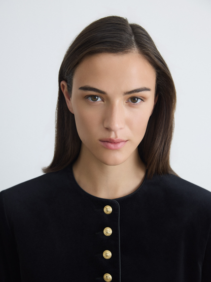 Veste En Velours De Coton