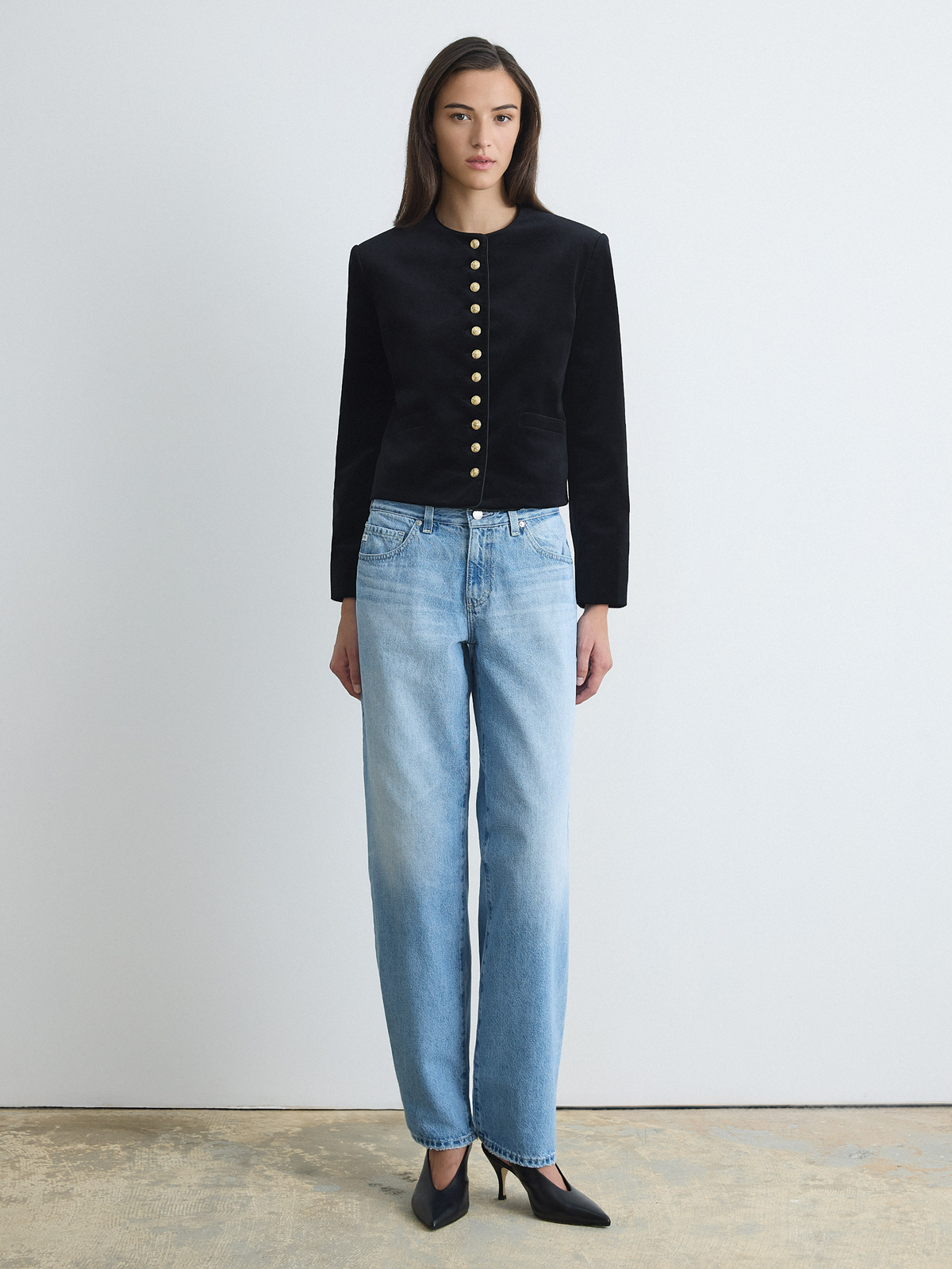Veste En Velours De Coton