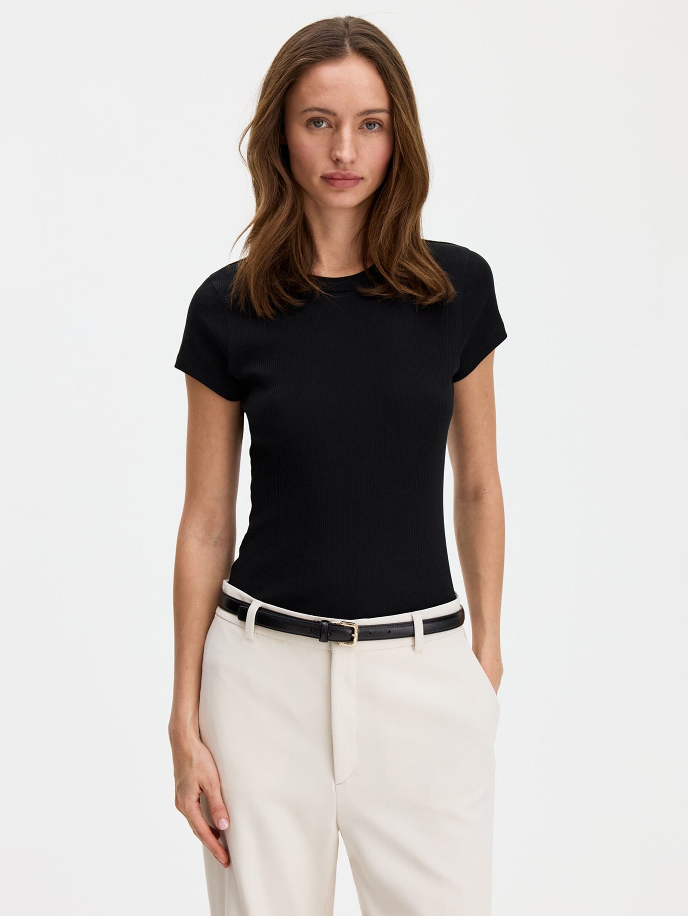 Fine Rib Tee