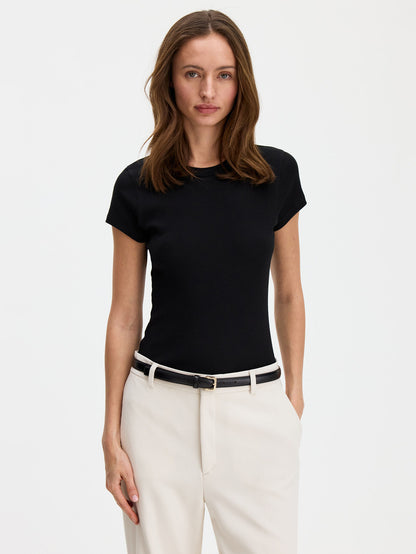 Fine Rib Tee