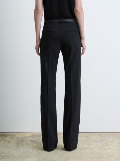 Pantalon Ajusté Et Évasé