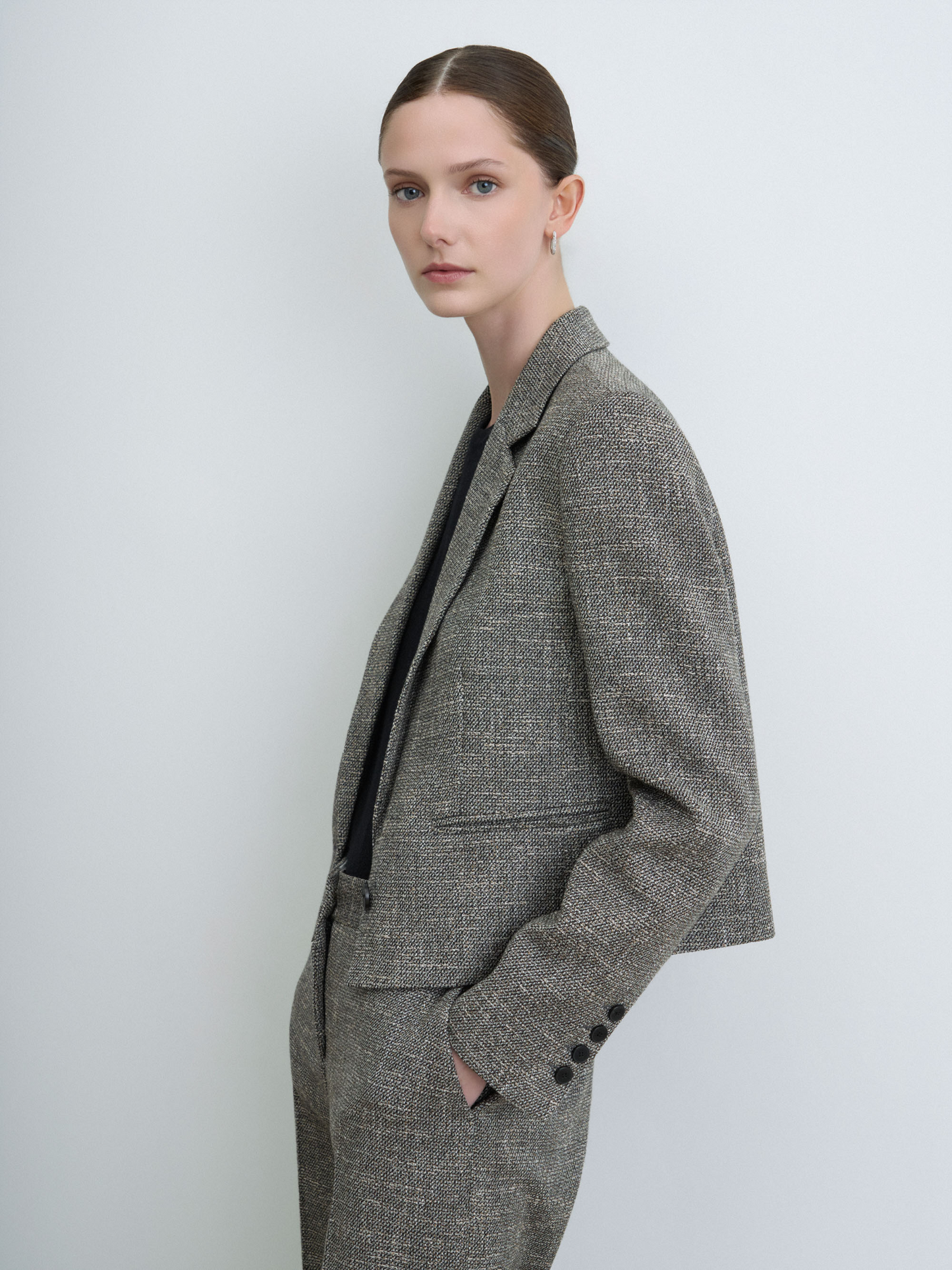 Crop Tweed Jacket