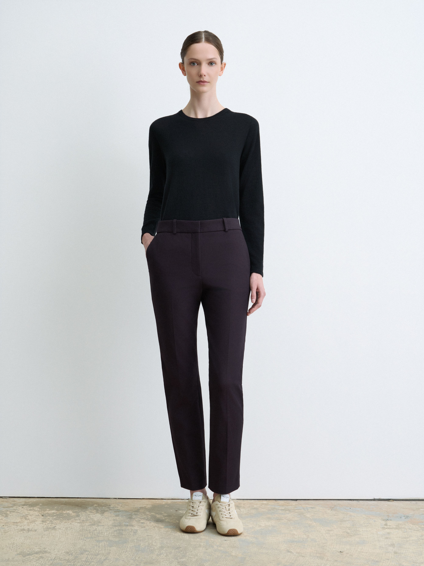 Pantalon En Coton Extensible