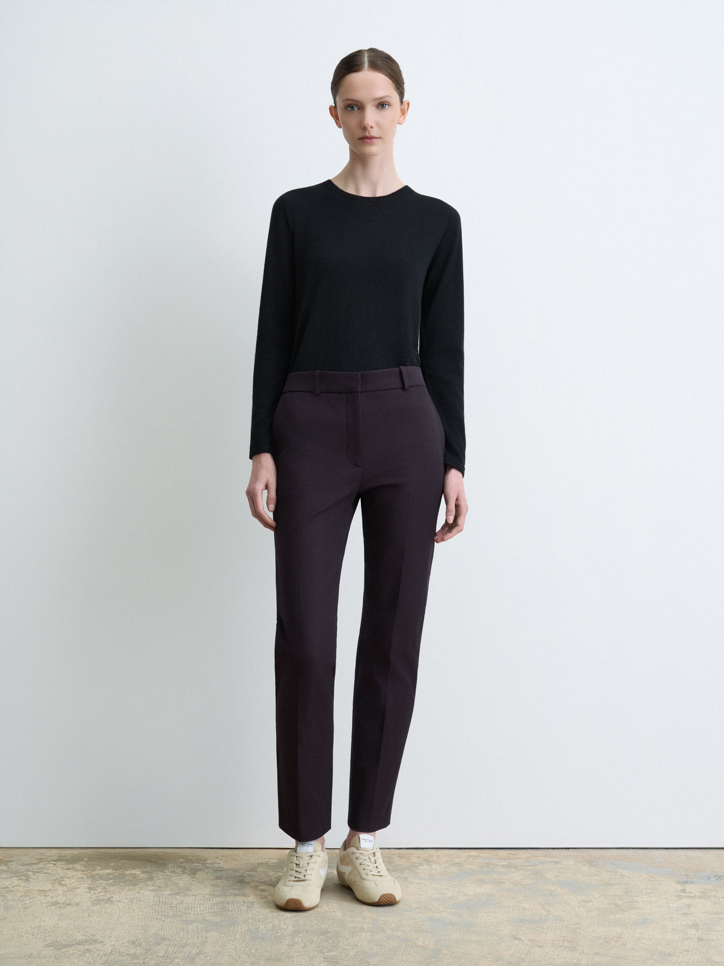 Pantalon En Coton Extensible