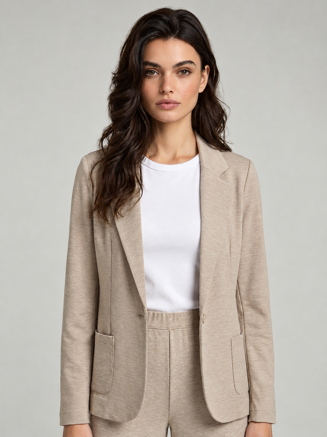 Veste Décontractée À Poches Plaquées