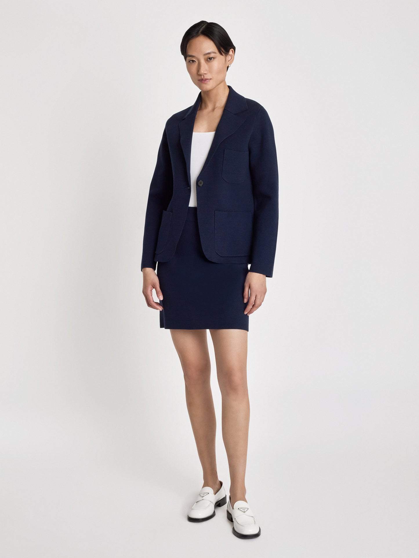 Jupe en maille de coton