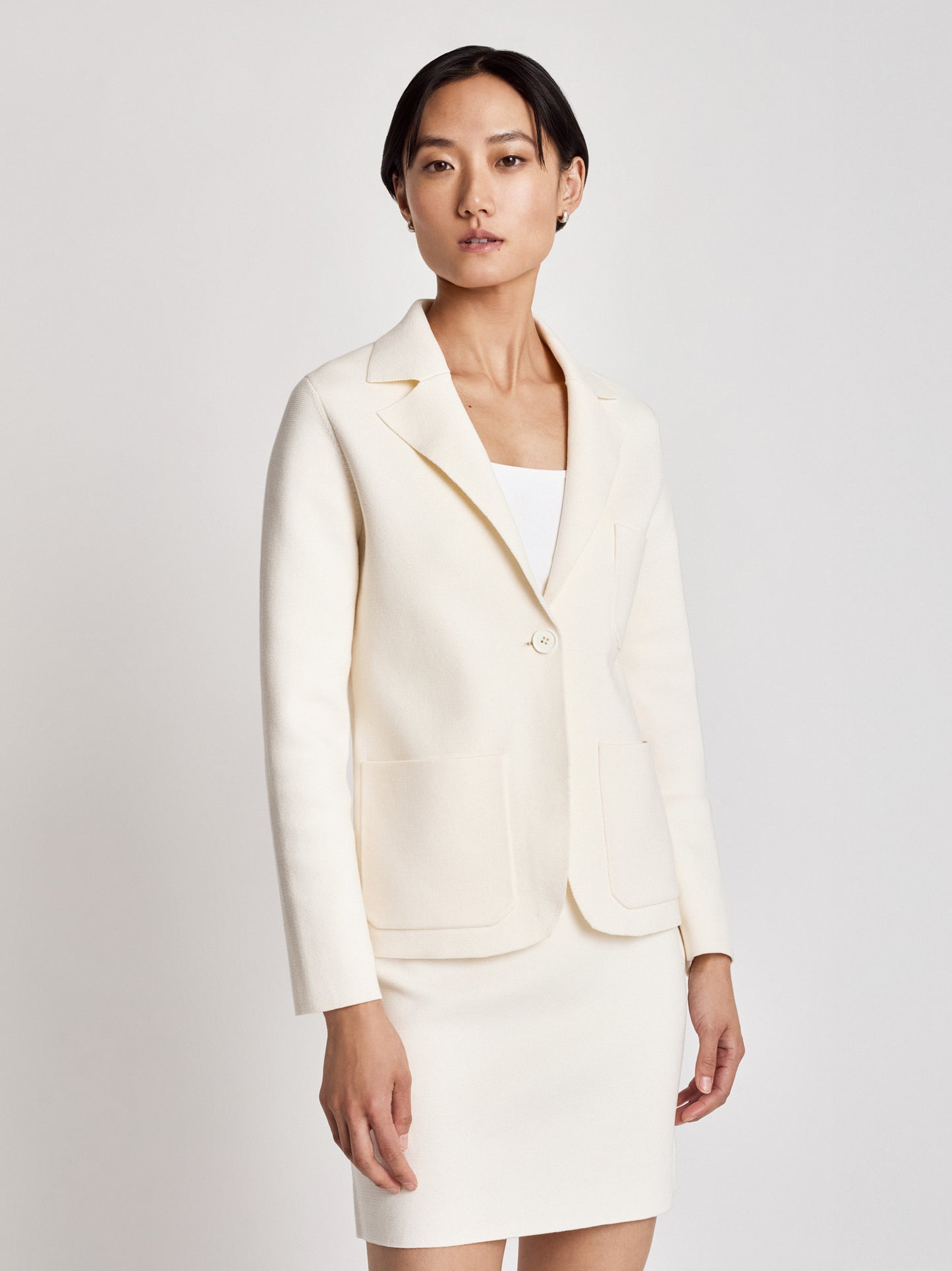 Veste en maille de coton