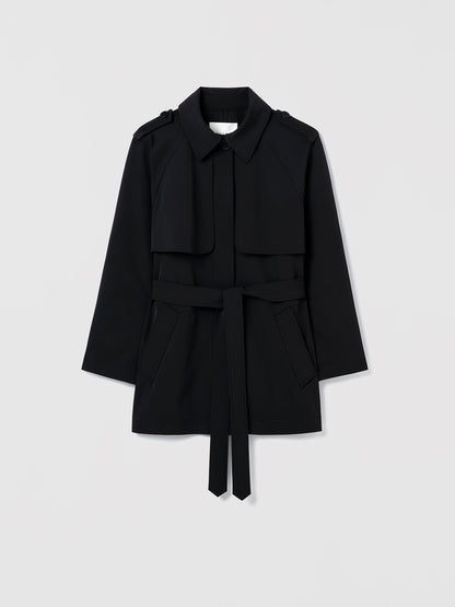 Easy Care Short Belted Trench