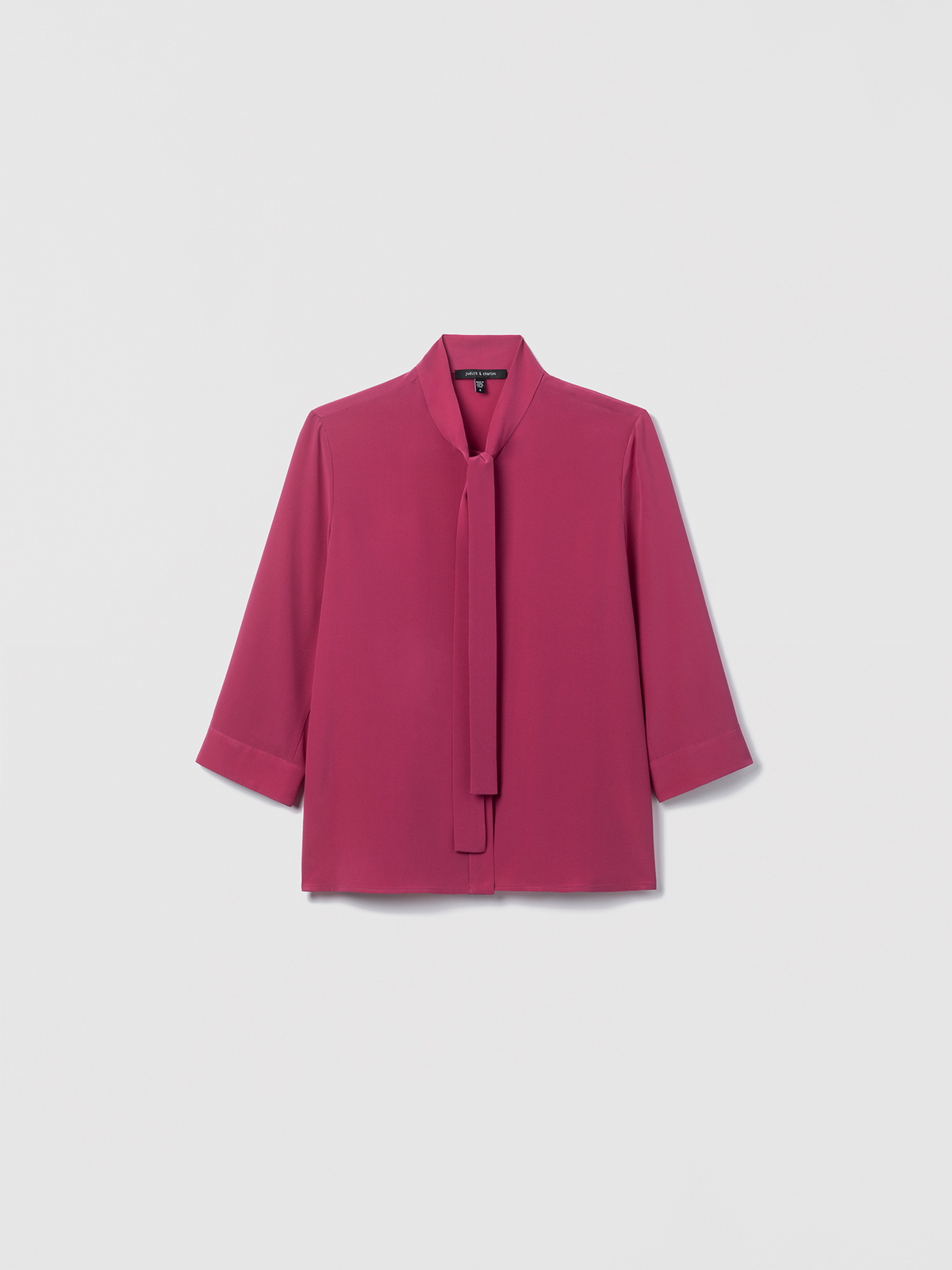 Blouse En Soie Avec Lien À Nouer Au Cou