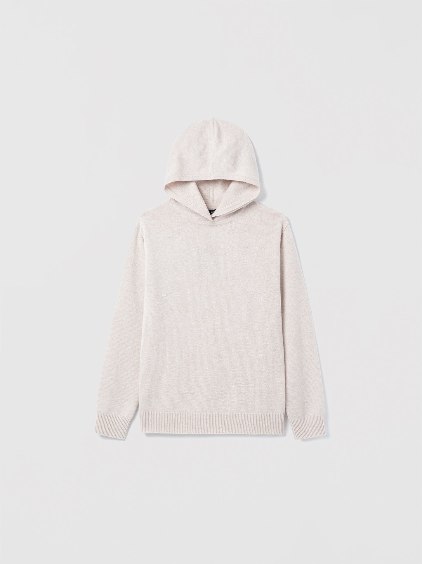 Cashmere hooded pullover